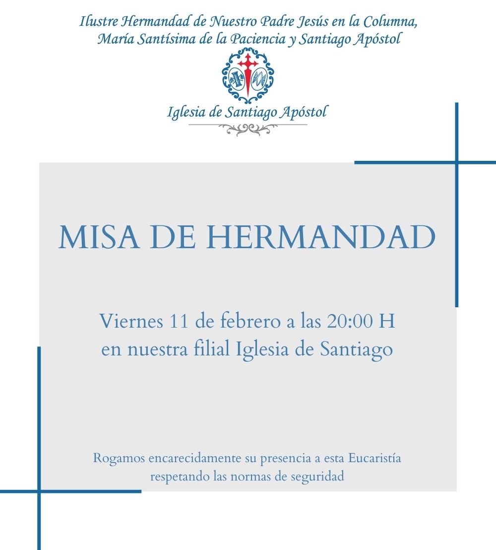 MISA HERMANDAD FEBRERO 2022