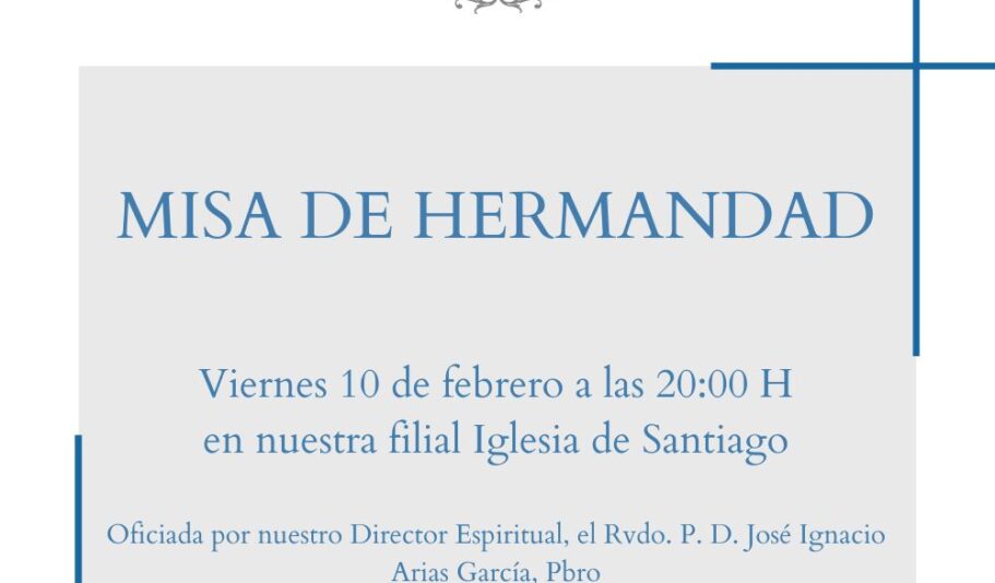 MISA HERMANDAD FEBRERO 2023